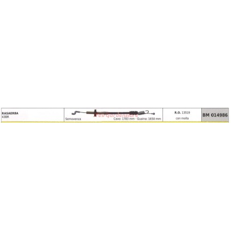 BRILL throttle cable for lawn mower 43BR 014986 | Newgardenstore.eu