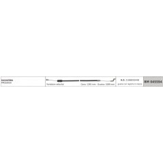 MOWOX cortacésped variador de velocidad cable PM5160SA 1245mm vaina 1089mm | Newgardenstore.eu