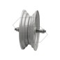 Metal wheel rim with through axle on bearings Ø  17x40 mm