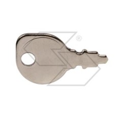 Ignition key for universal tractor mower, lawn mower