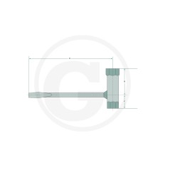 Kombischlüssel für den Ausbau von Zündkerzen AC 13x19 37270632 | Newgardenstore.eu