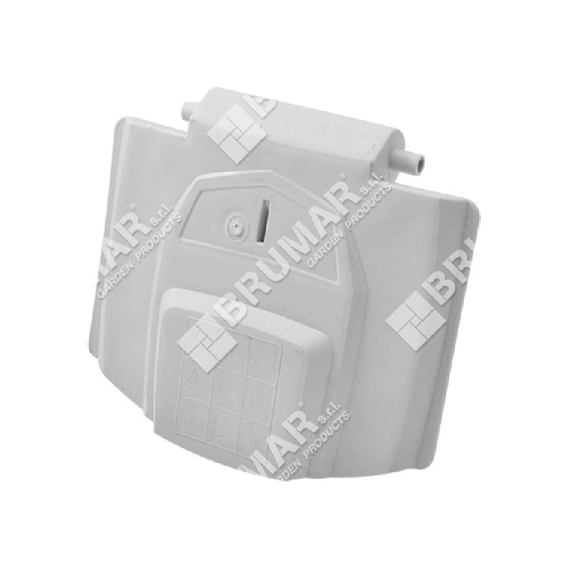 Rear exhaust cover for MAORI lawnmower - 048621