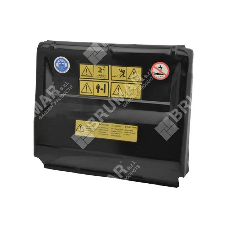 Rear exhaust cover for MAORI lawnmower - 018505