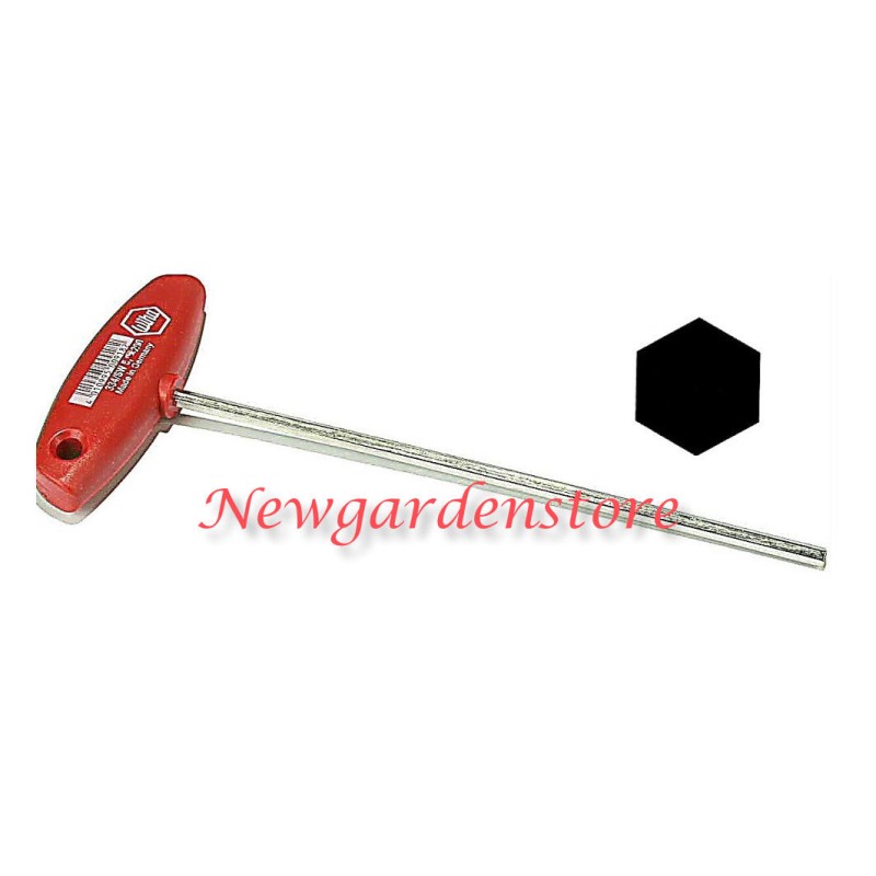 Hex socket spanner for removing lawn tractor engine parts 550727