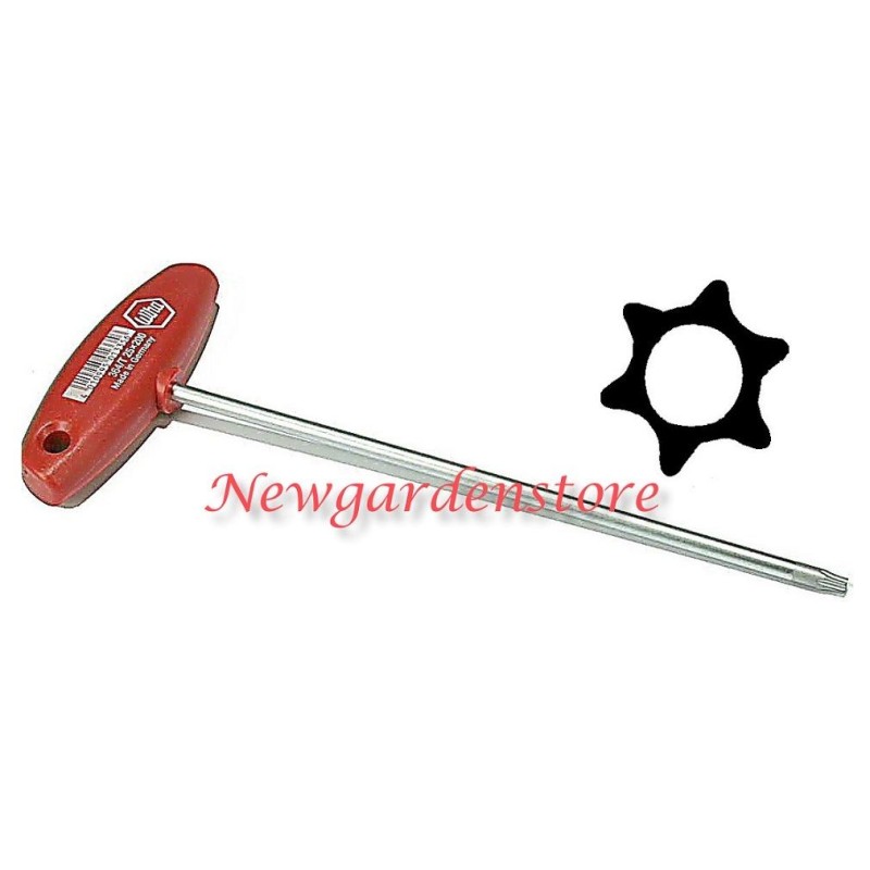 T25 size 550738 T25 male spanner for lawnmower, brushcutter and lawn tractor engine disassembly