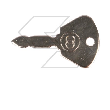 Clé de démarrage et d'éclairage COBO pour tracteur agricole cod. A08602 | Newgardenstore.eu