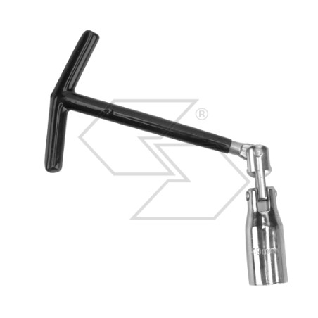 Llave articulada para bujía boca hexagonal Ø 21mm mango plástico | Newgardenstore.eu