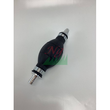 Pompetta in gomma gasolio benzina raccordo in alluminio 10mm A22082 | Newgardenstore.eu