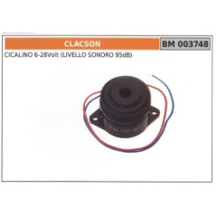 Cicalino 6-28Volt (livello sonoro 95dB) codice 003748