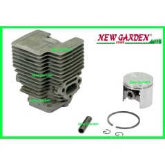 Cylinder and piston kit compatible brushcutter VIP21 25 33mm GGP 8540630 | Newgardenstore.eu