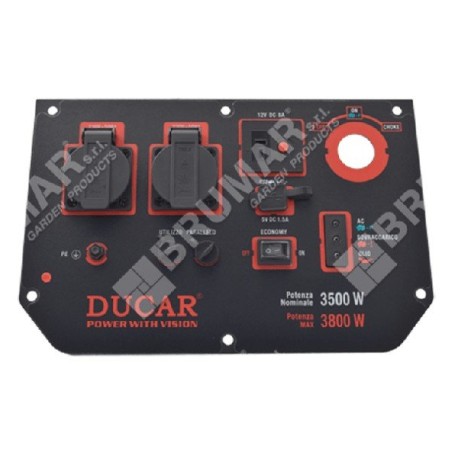 Pannello di controllo per motogeneratori DUCAR COMPATIBILE - 047603 | Newgardenstore.eu