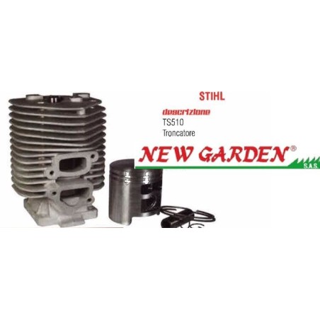 Cylinder and piston kit TS510 mitre saw adat. 11110201200 STIHL 395112 52mm | Newgardenstore.eu