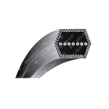 CORREA HEXAGONAL AA sección 114 pulgadas AYP - HUSQVARNA - PARTNER - JONSERED - COMPATIBLE ROPER - 046753 | Newgardenstore.eu
