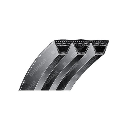 PJ section belt 14 3/8 inches for MAORI COMPATIBLE lawnmower - 047514 | Newgardenstore.eu