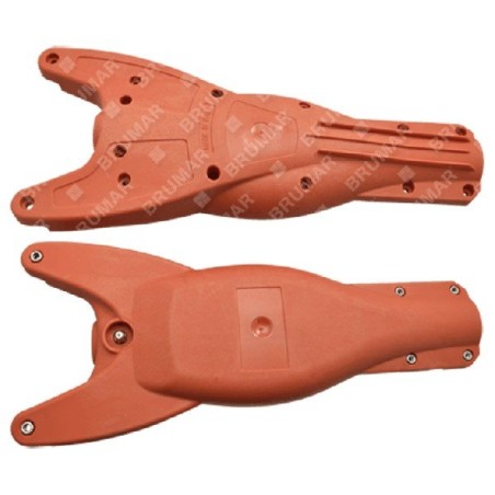 Pair of red half-shells for MAORI COMPATIBLE olive shakers - 049208 | Newgardenstore.eu