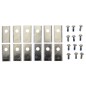 Kit de 12 lames robot mowox avec vis COMPATIBLE - 055965