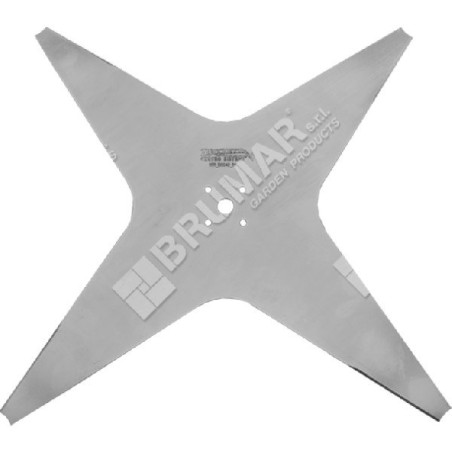 Hoja estrella con 4 puntas de acero inoxidable 36cm l350i COMPATIBLE - 050032 | Newgardenstore.eu