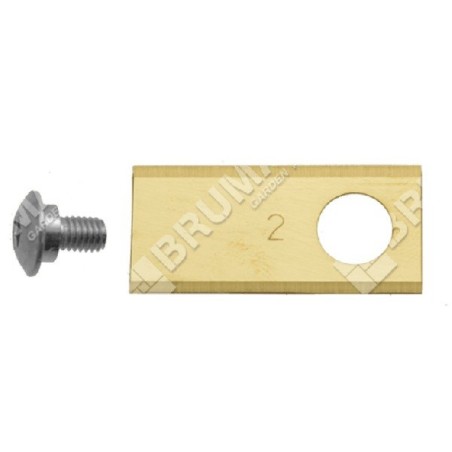 Robot blade kit l.39x18 f.10.00 th.0.5 COMPATIBLE - 048292 | Newgardenstore.eu