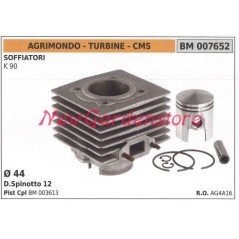 Segmento cilindro pistón AGRIMONDO motor soplador K 90 007652