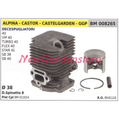 Segmentos de cilindro de anillo de pistón ALPINA motor ALPINA desbrozadora 40 VIP40 TURBO40 008265 | Newgardenstore.eu