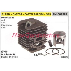 Cilindro pistone segmenti ALPINA motore motosega A40 41 C40 002581