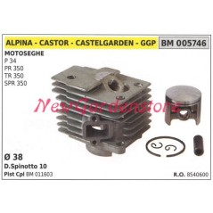 Cilindro pistone segmenti ALPINA motore motosega P34 PR350 TR350 SPR350 005746 | Newgardenstore.eu