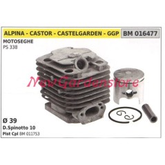 Cilindro pistone segmenti ALPINA motore motosega PS 338 016477 | Newgardenstore.eu