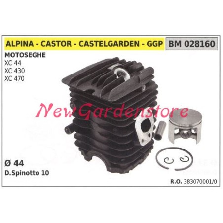 Cylindre à segments ALPINA moteur de tronçonneuse ALPINA XC 44 430 470 028160 | Newgardenstore.eu