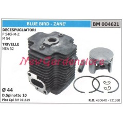 Cilindro pistone segmenti BLUE BIRD motore decespugliatore P 410i-M-Z  004620
