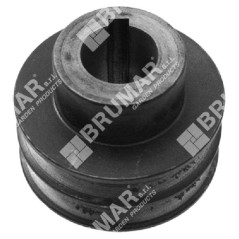 Double crankshaft pulley for MAORI COMPATIBLE snow blower - 049815