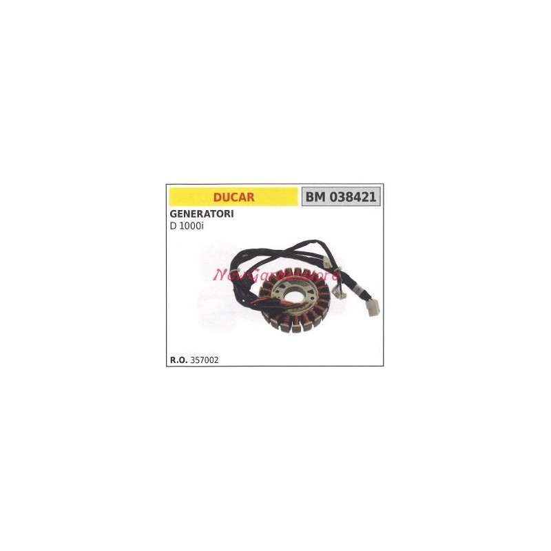 Alternateur DUCAR pour générateur D 1000i 038421 357002