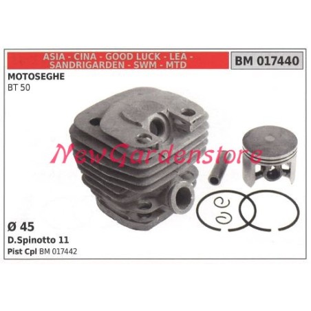 Segments de cylindre de piston CINA moteur de tronçonneuse BT 50 017440 | Newgardenstore.eu