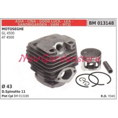 Piston cylinder segments CHINA chainsaw engine GL 4500 AT 4500 013148 | Newgardenstore.eu