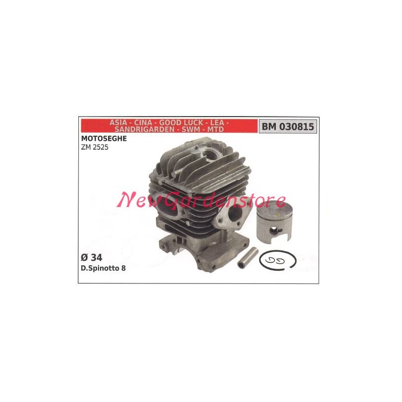 Segments de piston cylindre CINA moteur de tronçonneuse ZM 2525 030815