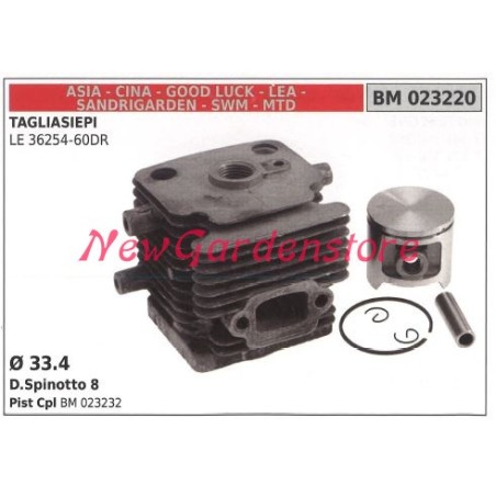 Piston cylinder segments CINA hedge trimmer engine LE 36254-60DR 023220 | Newgardenstore.eu