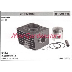 Segments de cylindre de piston pour pompe à moteur CM MOTORI CM 90 008405