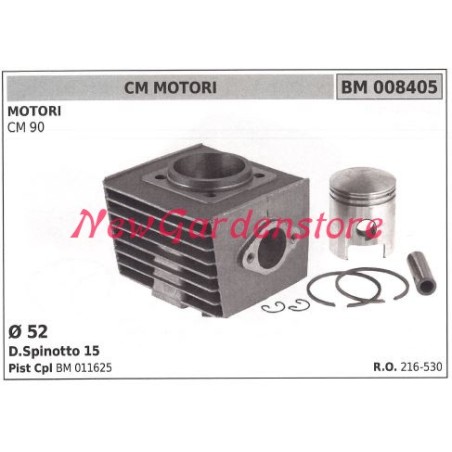 Piston cylinder segments CM MOTORI motor pump CM 90 008405 | Newgardenstore.eu