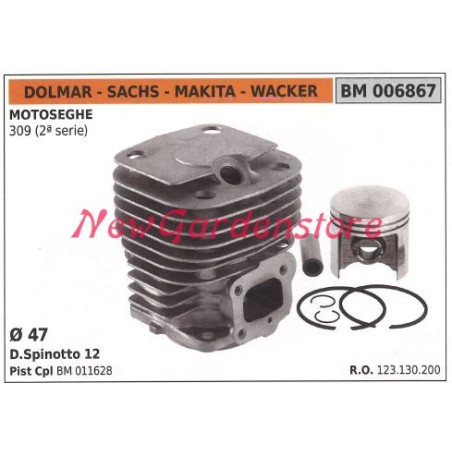 Piston cylinder segments DOLMAR chainsaw engine 309 006867 | Newgardenstore.eu