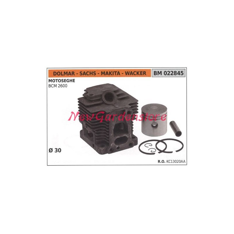 Segments de cylindre de piston moteur de tronçonneuse DOLMAR BCM 2600 022845