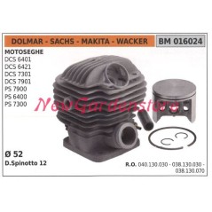 Cilindro pistone segmenti DOLMAR motore motosega DCS 6401 6421 7301 016024 | Newgardenstore.eu