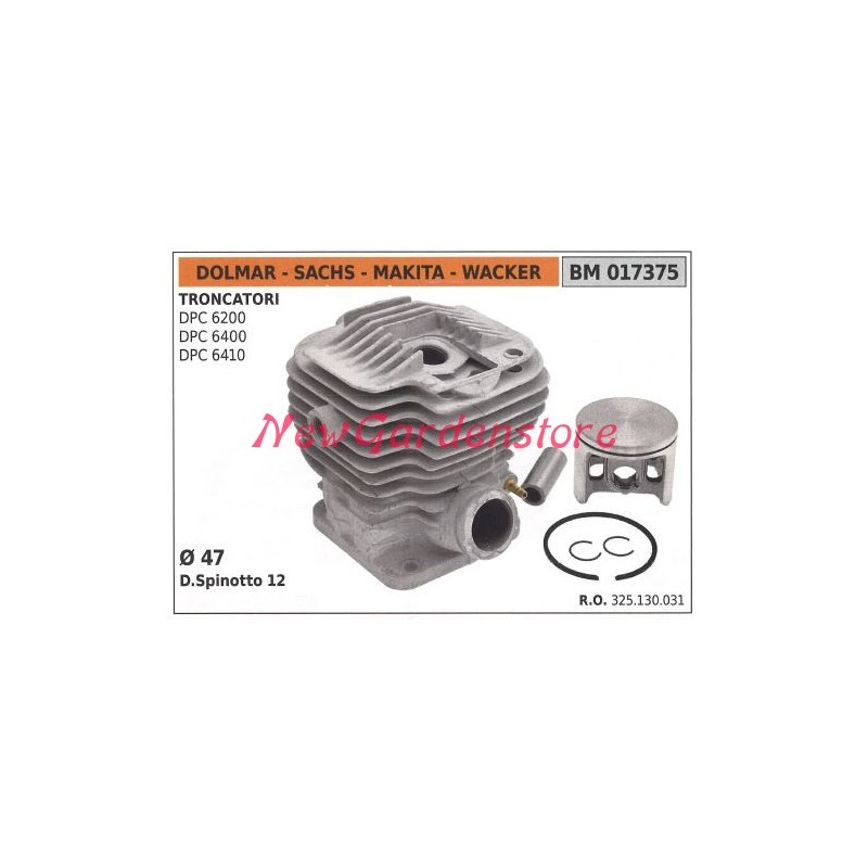 Segments de cylindre de piston DOLMAR moteur de tronçonneuse DPC 6200 6410 017375