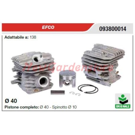 Cylindre à piston segmenté pour tronçonneuse EFCO 138 093800014 | Newgardenstore.eu