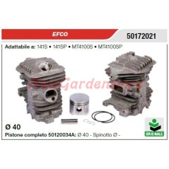 Cylindre à piston segment EFCO pour tronçonneuse 141S 141SP MT4100S MT4100SP 50172021
