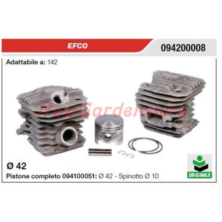 Cilindro pistone segmenti EFCO motosega 142 094200008 | Newgardenstore.eu