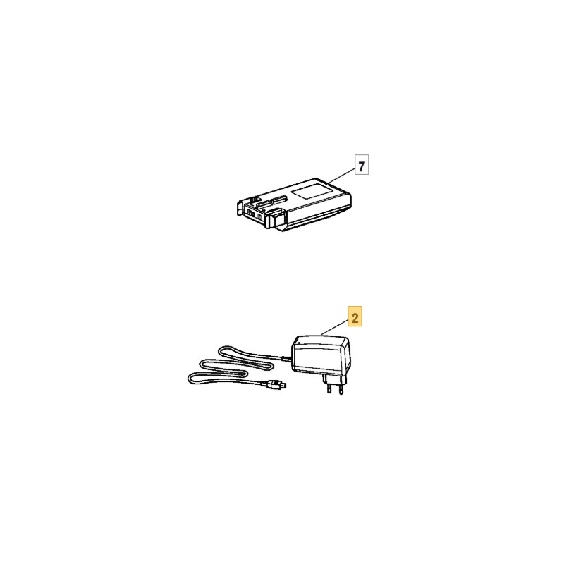 Caricabatteria tagliasiepi modelli SHT5224A ORIGINALE STIGA 118801644/0