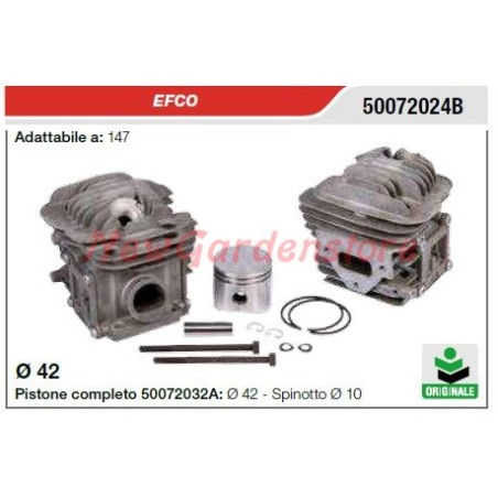 Cilindro de pistón de segmento de motosierra EFCO 147 50072024B | Newgardenstore.eu