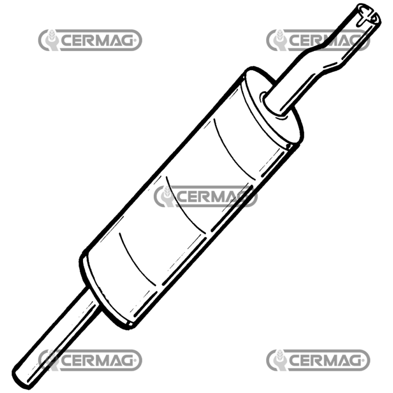 silenziatore per MF 595-698 COMPATIBILE - 11896