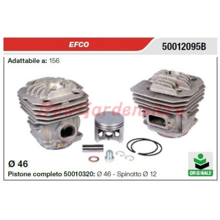 Cylindre à piston EFCO pour tronçonneuse 156 50012095B | Newgardenstore.eu
