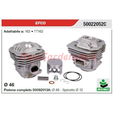 Cilindro de pistón de segmento EFCO Motosierra EFCO 162 TT162 50022052C | Newgardenstore.eu