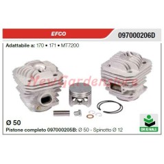 Cilindro pistone segmenti EFCO motosega 170 171 MT7200 097000206D | Newgardenstore.eu